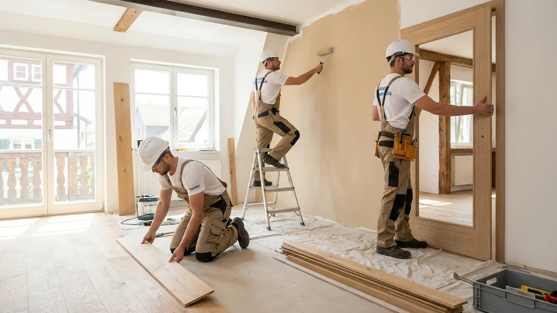 Alle Leistungen LanciuBau Königsbrunn – Bodenverlegung, Badsanierung, Komplettsanierung